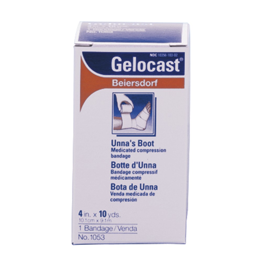 GELOCAST UNNA BOOT LATEX FREE 4" X 10 YDS
