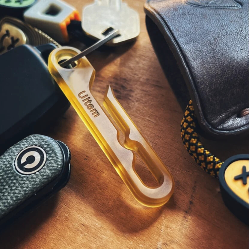 Fashion EDC Ultem Pei Key Ring Key Chain Car Pendant New EDC Outdoor Tool Gifts