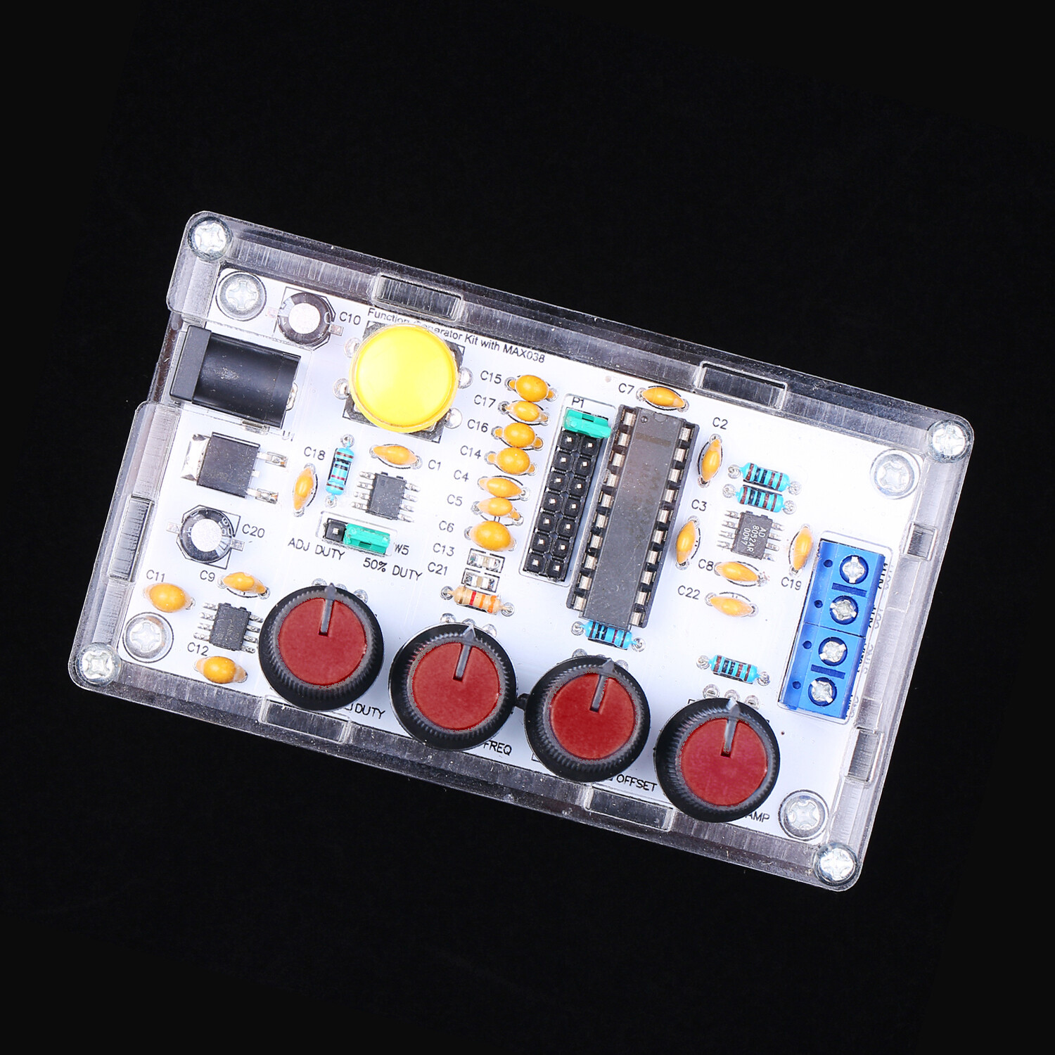MAX038 Signal Generator DIY Kit 1Hz~20MHz Function Generator Practical M7O2