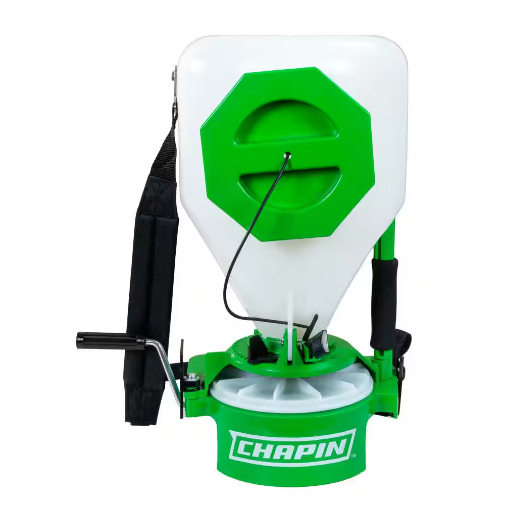 8700G 35-Pound Capacity Chest Mounted Spreader with Easy Fill Hopper for Grass S