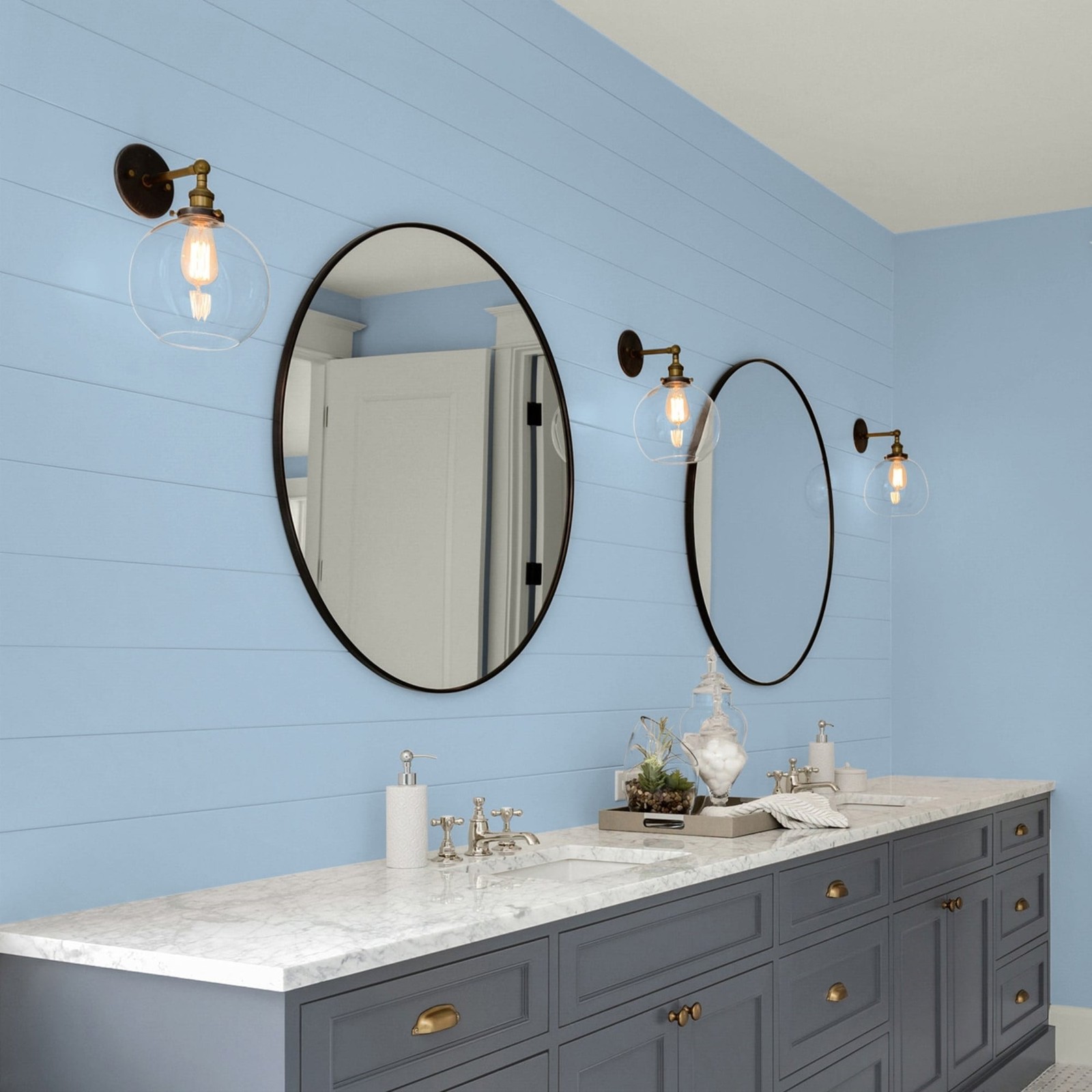 Fundamentals Heavenly Blue / Blue Eggshell Interior Paint 1 Gallon