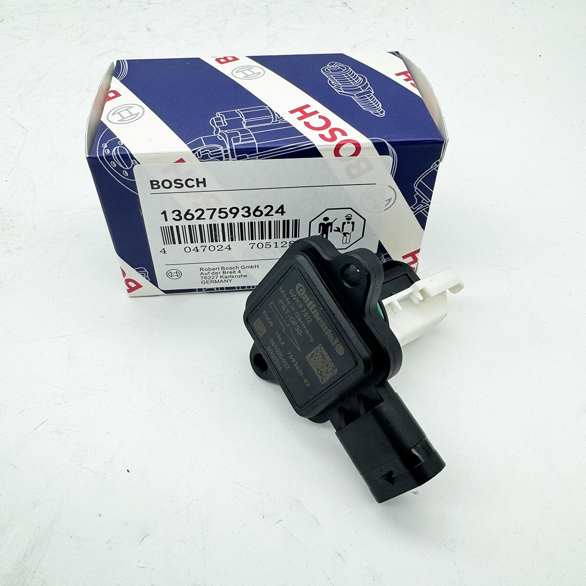 MAF Mass Air Flow Sensor 13627593624 For BMW X3 X5 X6 135i 335i 535i 640i Bosch