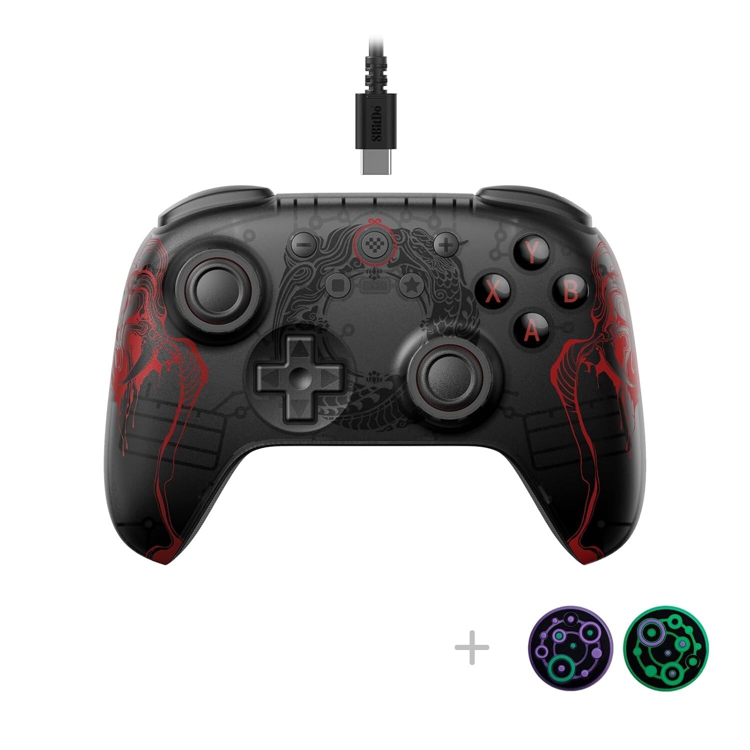 8Bitdo Ultimate 2C Wired Controller for Windows PC and Android, with 1000Hz Poll