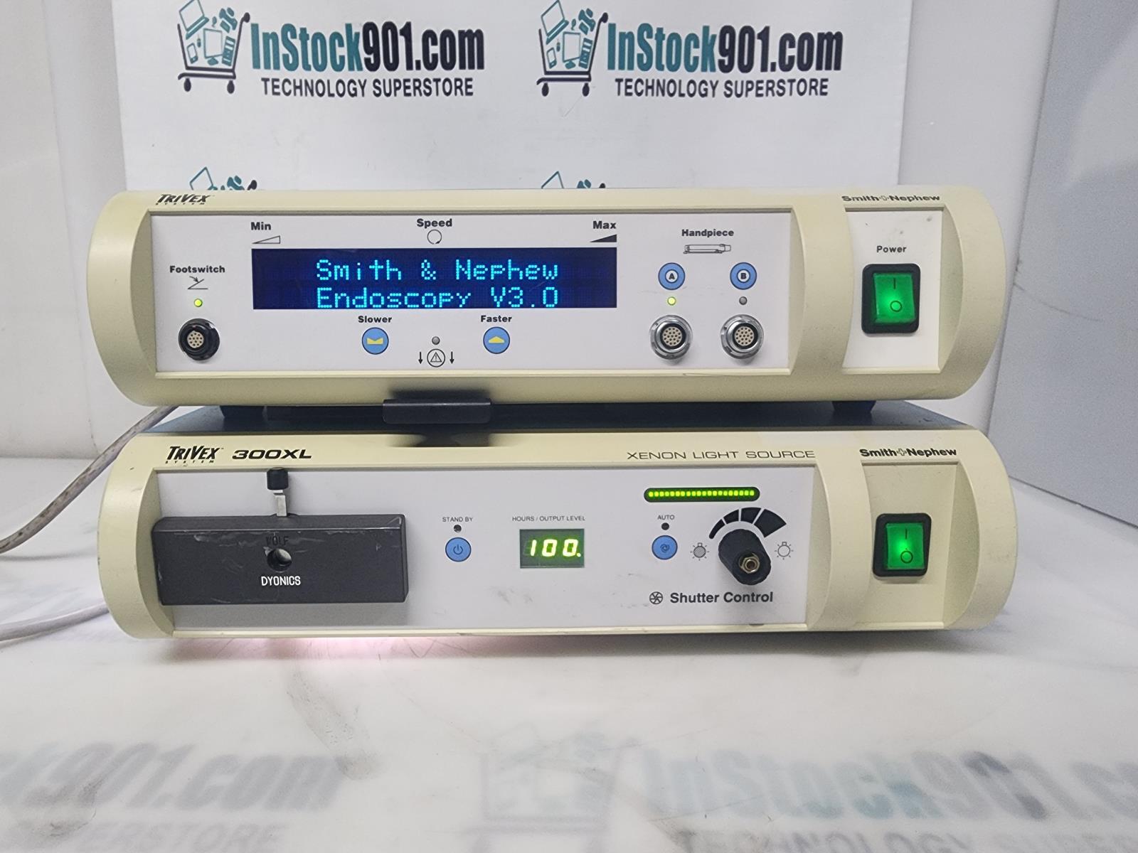Smith + Nephew Trivex System Endoscopy Control Unit w/ 300XL Light Source