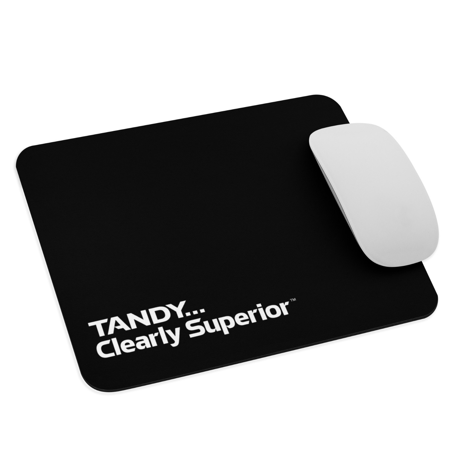 Tandy Clearly Superior Retro Mouse Pad - New - TRS-80 RadioShack Computer Art