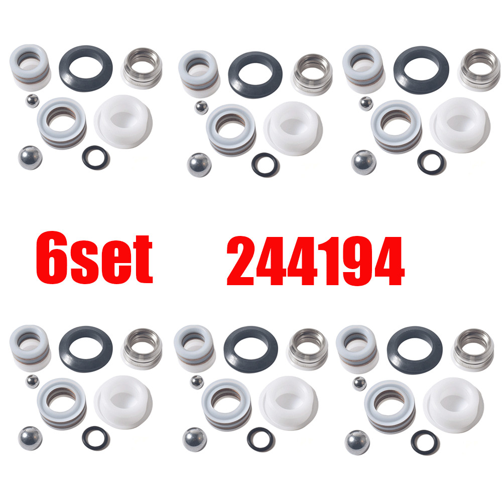6*244194 Pump Repair Packing Kit Replacement for Graco Ultra 390 395 490 495 595