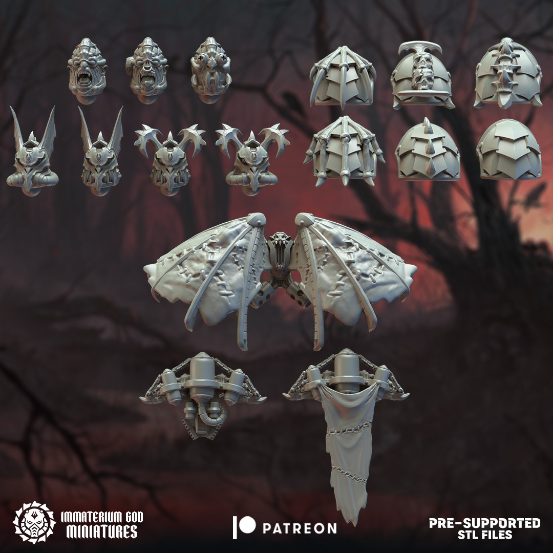 LORDS OF THE CURSED REALM NIGHT SOLDIERS BITS SET (16U)