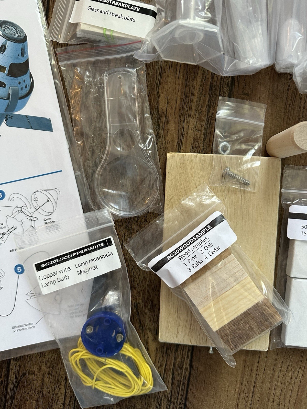 BJU Earth mostly Complete science Lab Kit