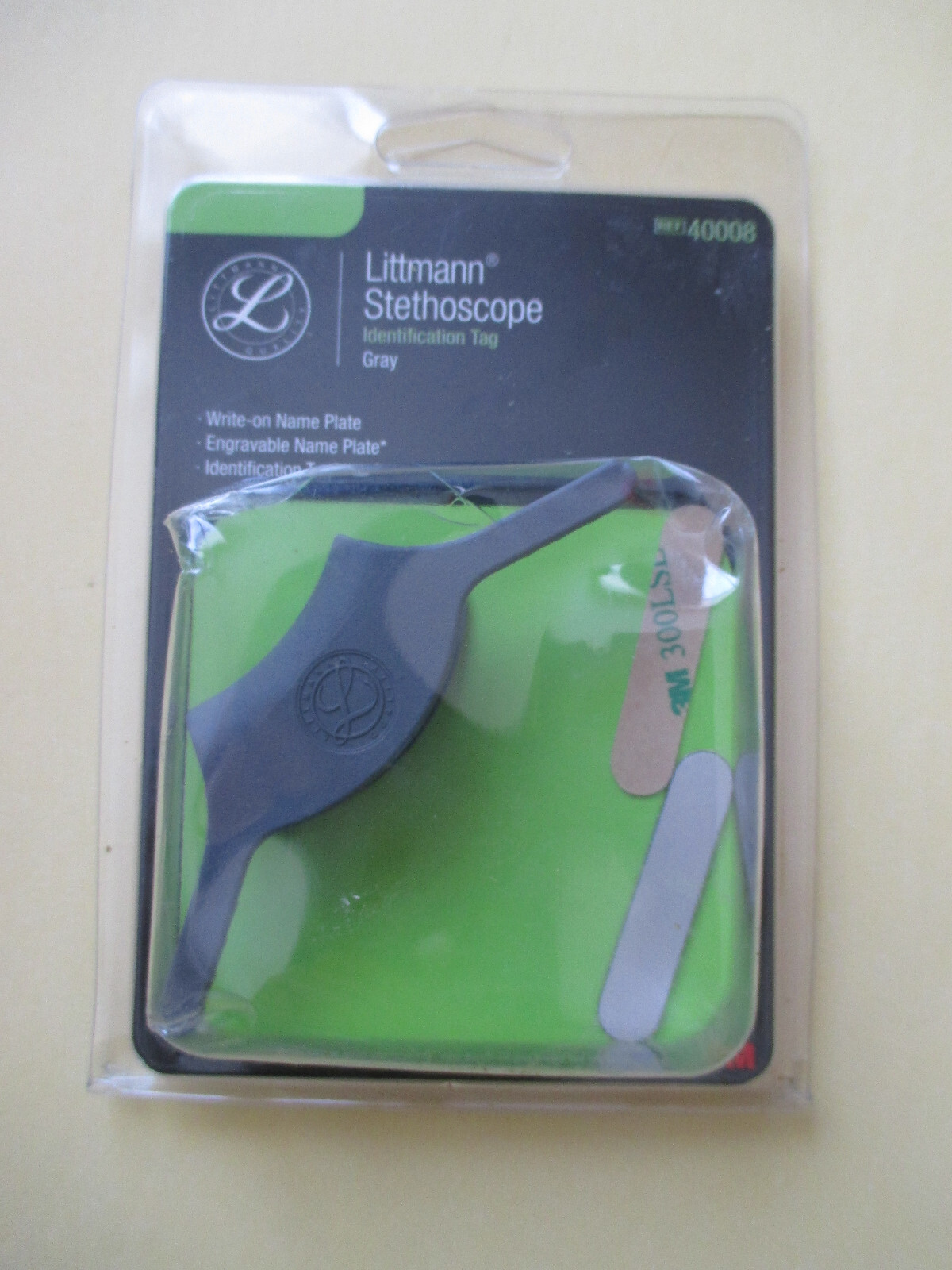3M Littmann Stethoscope Identification Tag Grey #40008