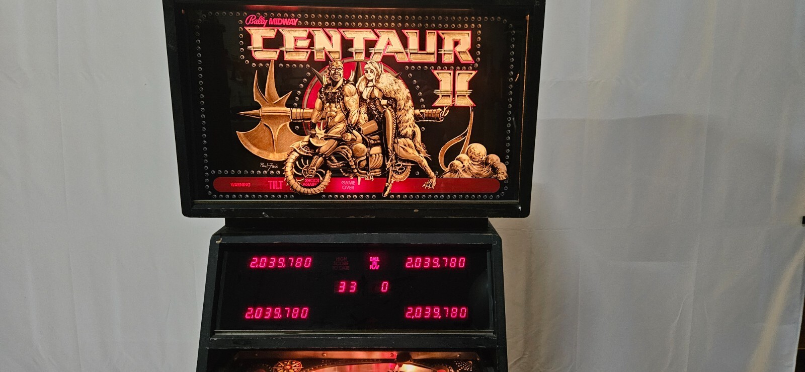 CENTAUR II Pinball Machine - Bally 1983 - 2789