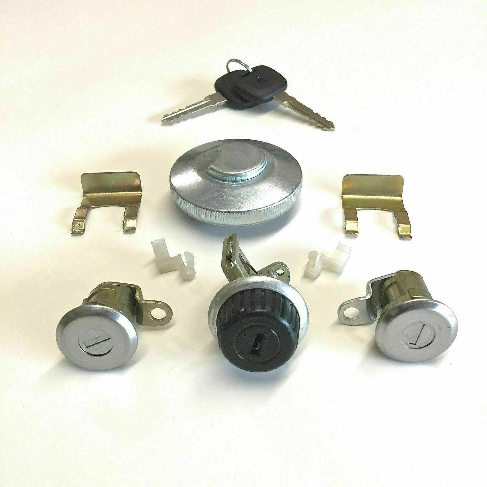 LOCK SET DRIVER & PASSENGER DOORS GLOVE BOX GAS CAP FOR SAMURAI 85-95