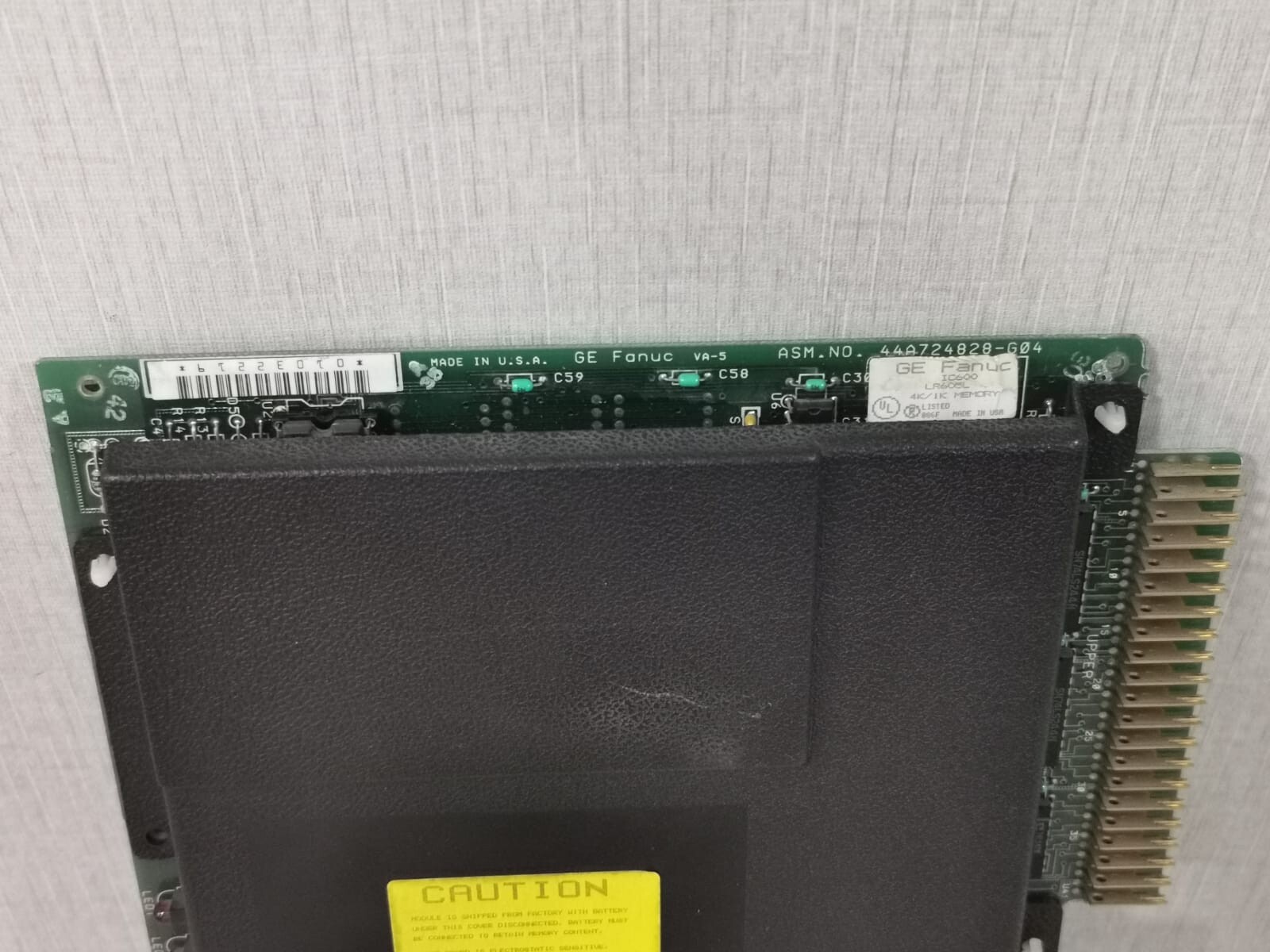 GE Fanuc IC600-LR605L 4K/1K Memory Module PCB