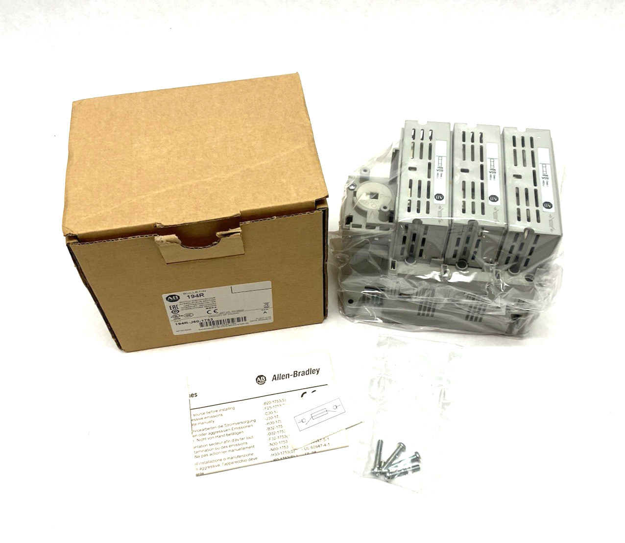 Allen Bradley 194R-J60-1753 Ser. A Switch Disconnector, 3-Pole Class J Fuse 60A