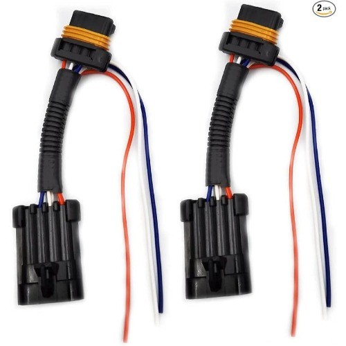2pcs Compatible with RZR 900 1000 XP Turbo Tail Light Power Harness Whip Brake