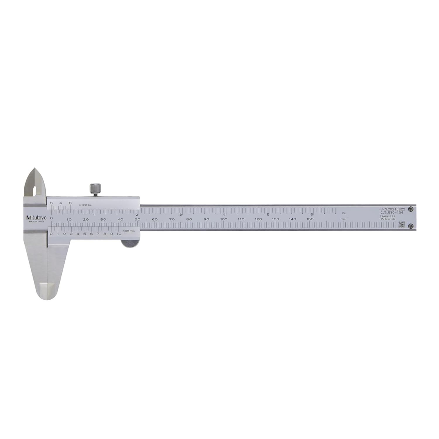 Metric Vernier Caliper, 0-150mm Range, 0.05mm Resolution