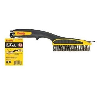 Purdy 140910200 Wire Brush 2 in W x 2 in THK Stainless Steel Brush 14 in OAL