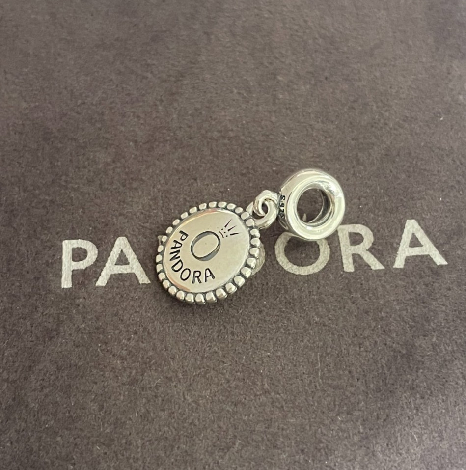 Pandora Polynesia Flag Dangle Charm S925 Sterling Silver Jewelry