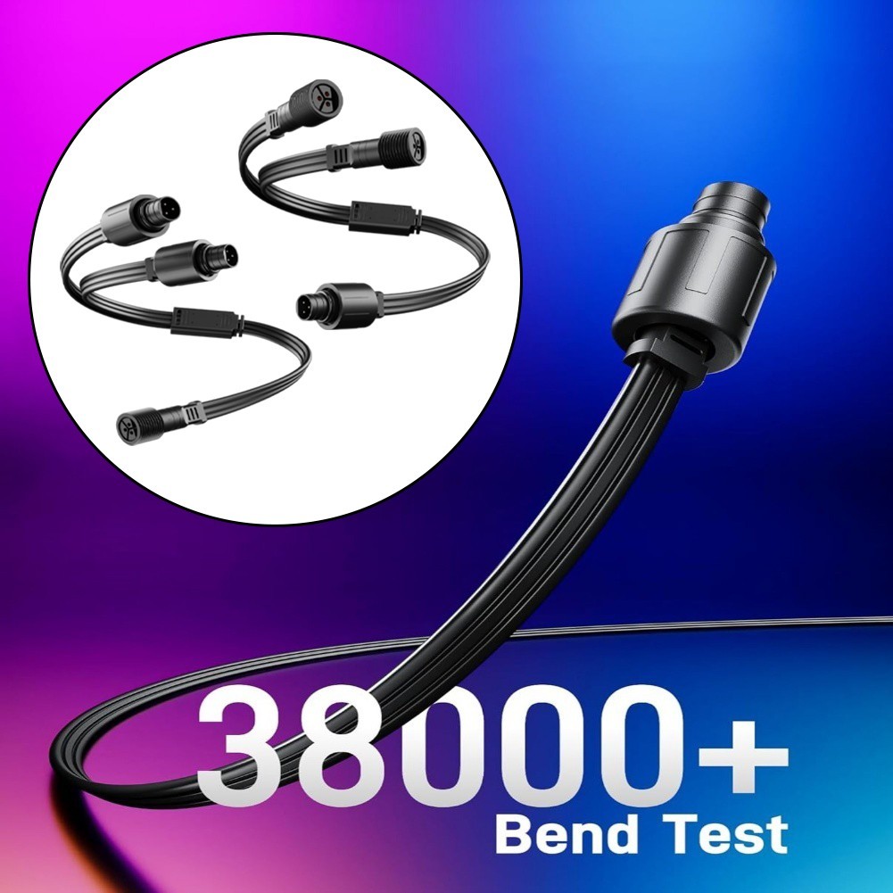 For EUFY Permanent Outdoor Lights E22 Outdoor Y-splitter E22 Connector