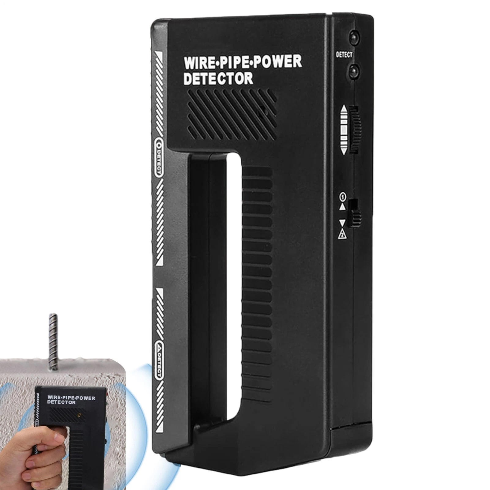 Handheld Wpp123 Wire Pipe Voltage Detector Wall Scanner Metal Detector Meter