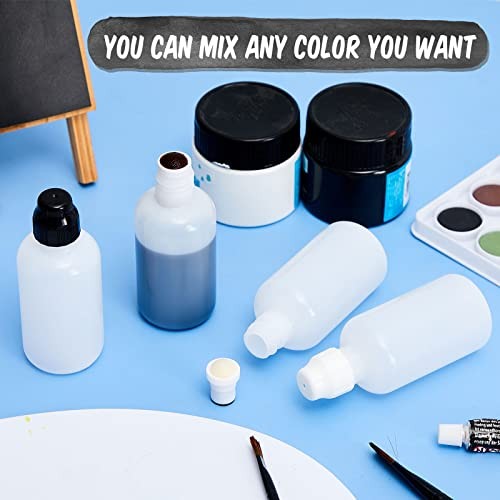 Tessco Set 2 Ounce Empty Bingo Daubers Paint Squeeze Bottles for Paint Mop 4