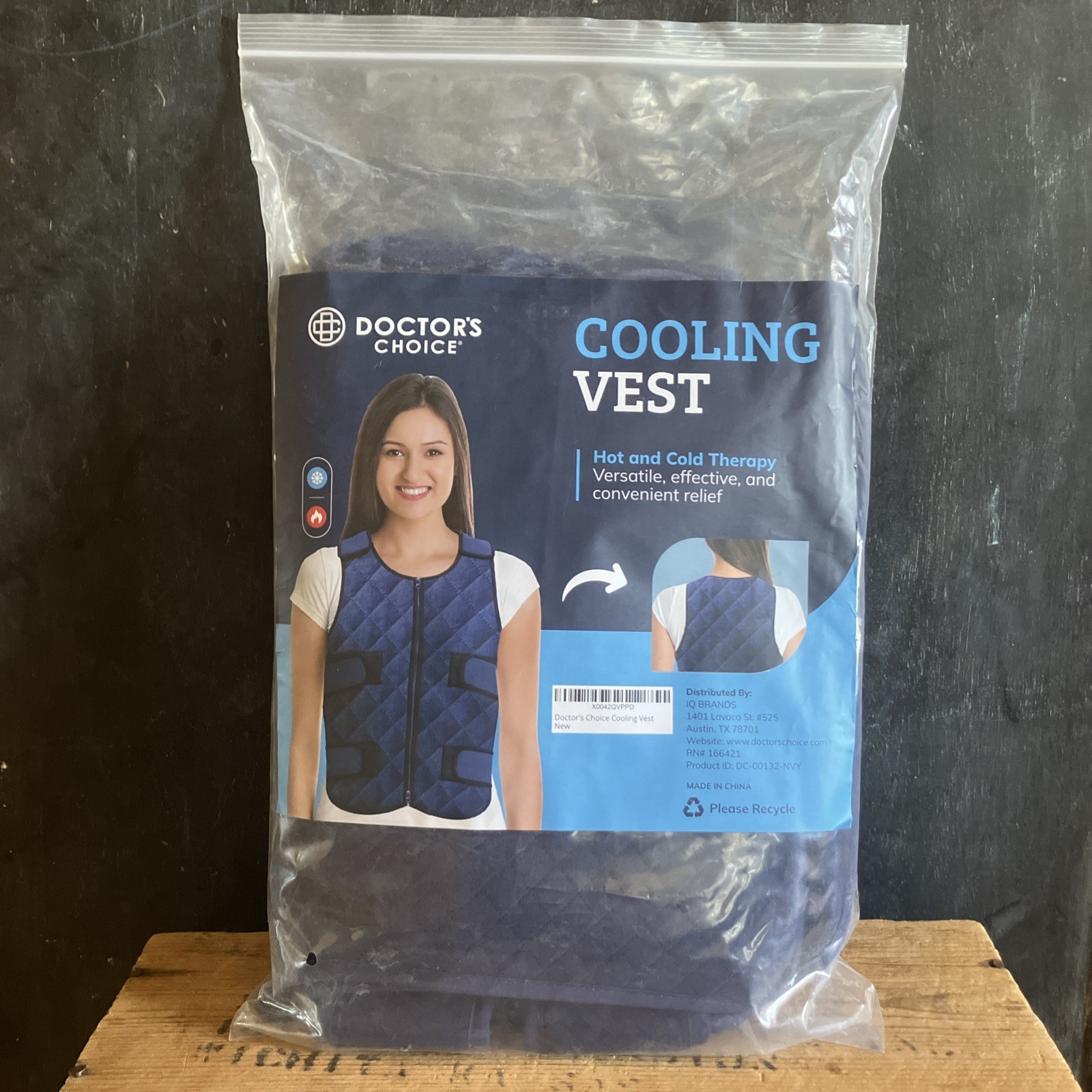 Doctor's Choice Cooling Vest, Hot & Cold Therapy Vest Inflammation Treatment New