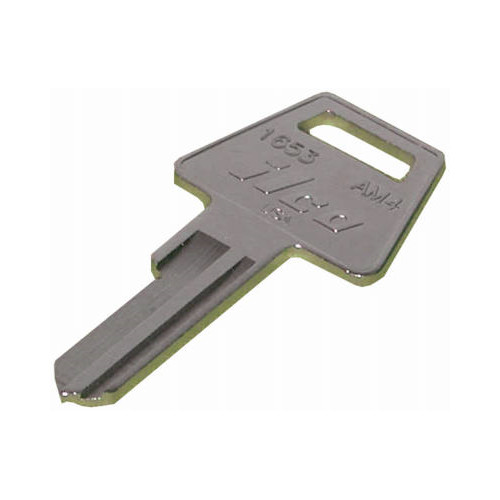 Ilco AM4 Nickel/Brass American Lockset Key Blank - Quantity 10