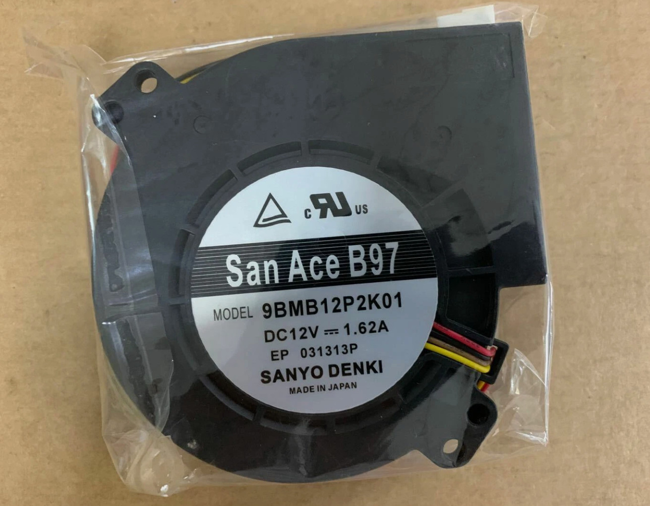1pc Sanyo Denki San Ace B97 Series 9BMB12P2K01 Centrifugal Fan DC12V 1.62A