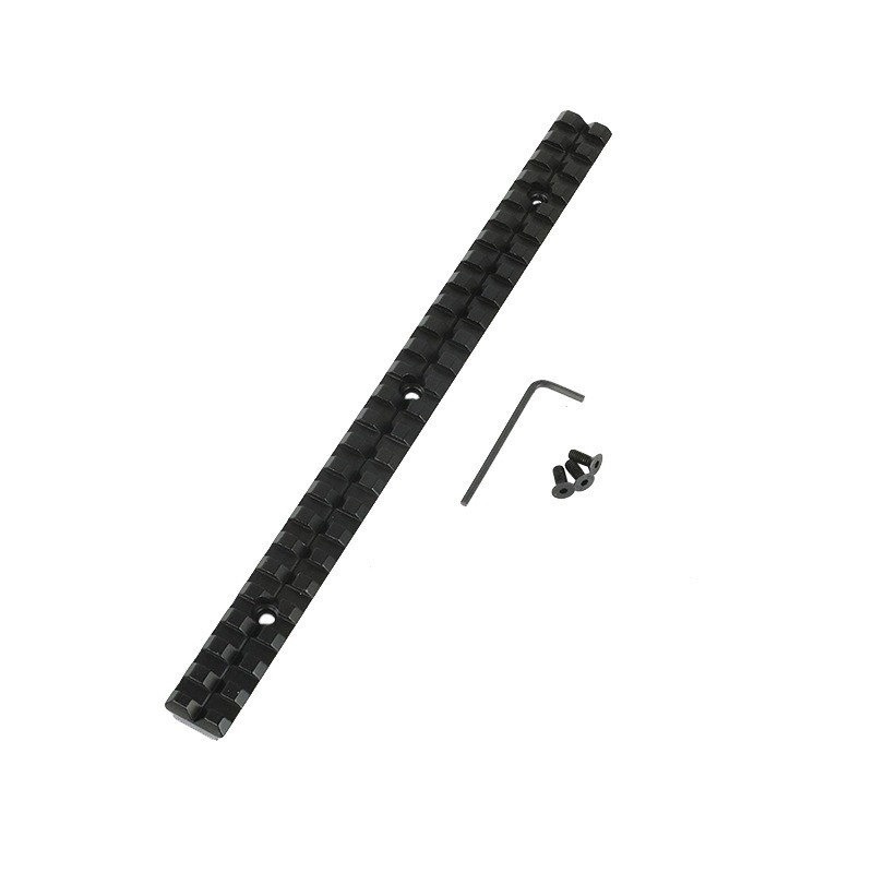 Hunting Picatinny Weaver 20mm Rail Mount Base 25 Slots 10" for Rifle Sight Scope