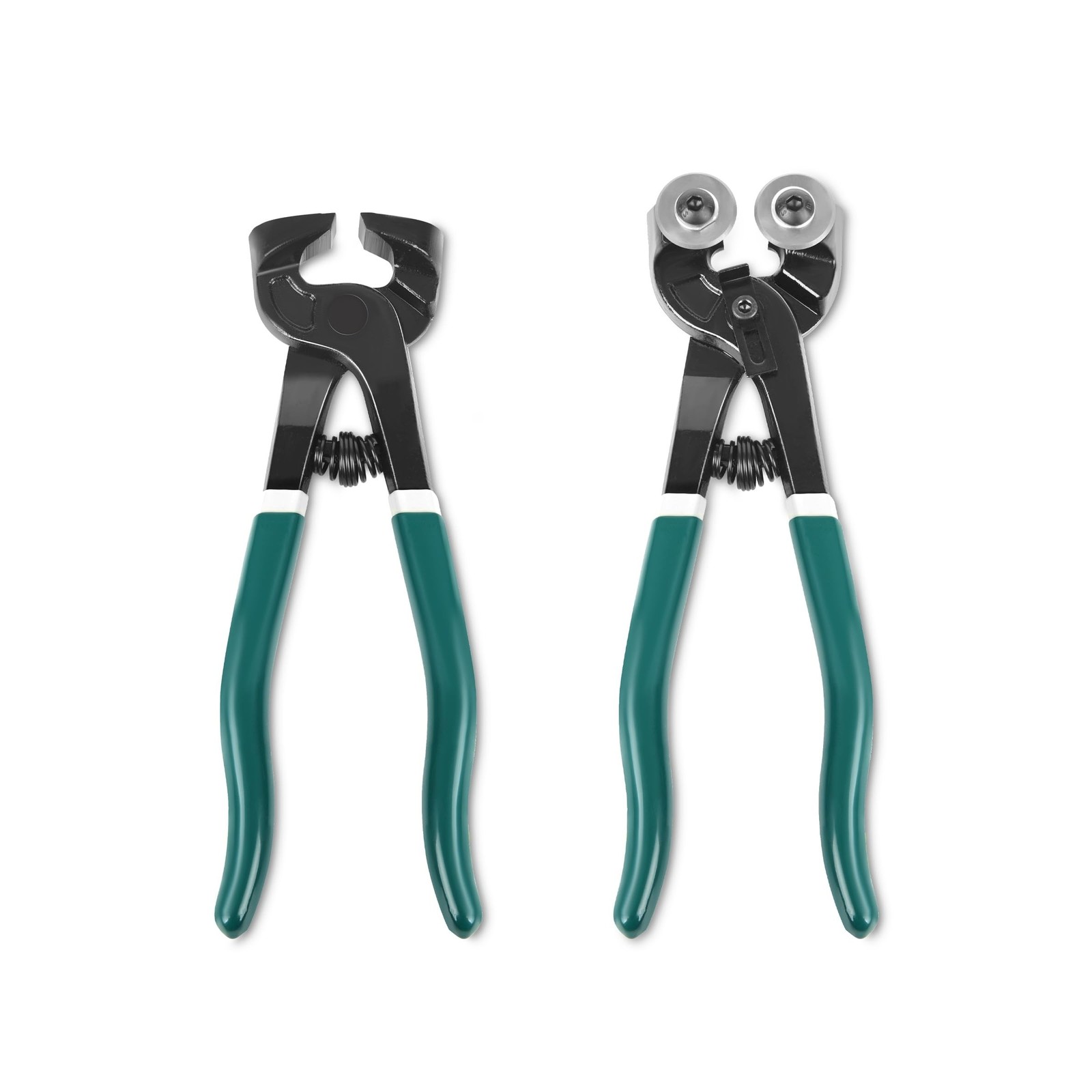 2Pcs Glass Tile Nippers Set, Heavy Duty Wheeled Glass Mosaic Ni... FAST USA SHIP