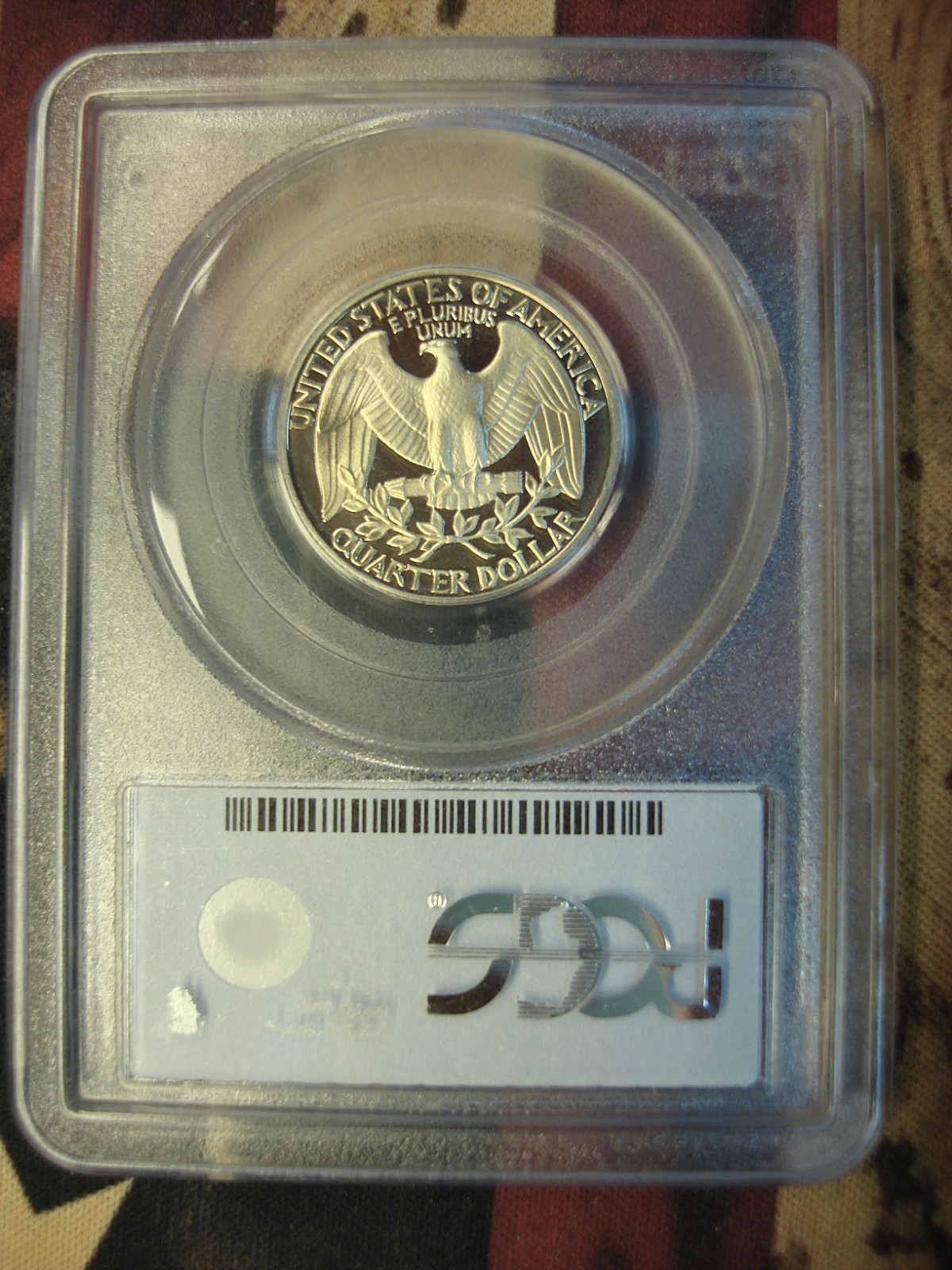 3 DIFF. DATE PROOF WASHINGTON QUARTERS 1987 - 1989 - PCGS PR69DCAM - ALL NICE!