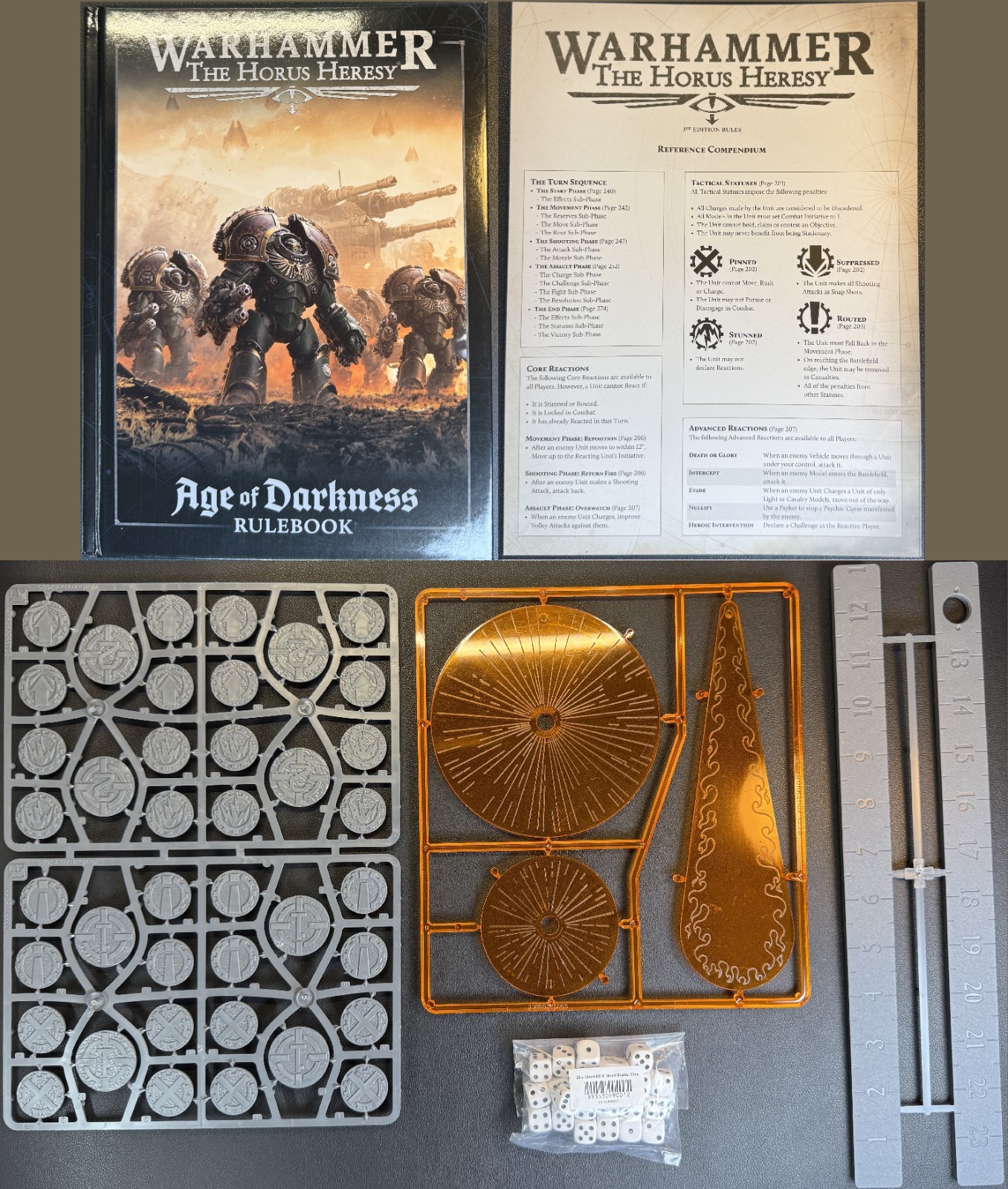 Horus Heresy Age of Darkness Rulebook 3rd Edition Saturnine Warhammer 30k