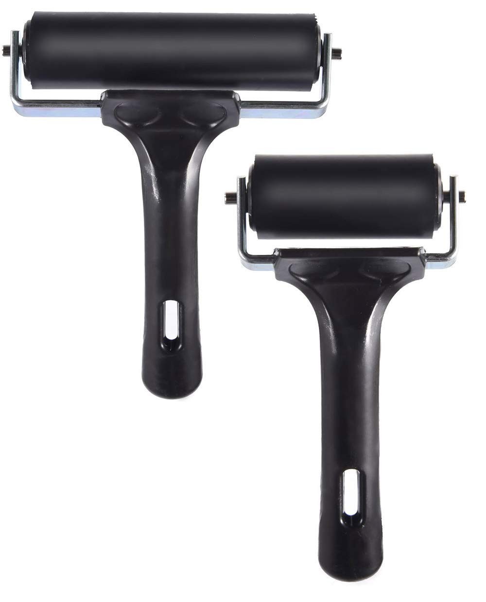 Ink Application Brayer Rollers - 4" and 2.2" - 2Pcs