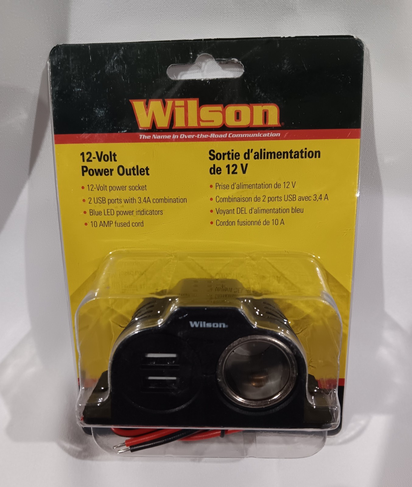 Wilson Antennas 30512V2USB Wilson 12v Power Outlet W/2usb 3.4a Comb