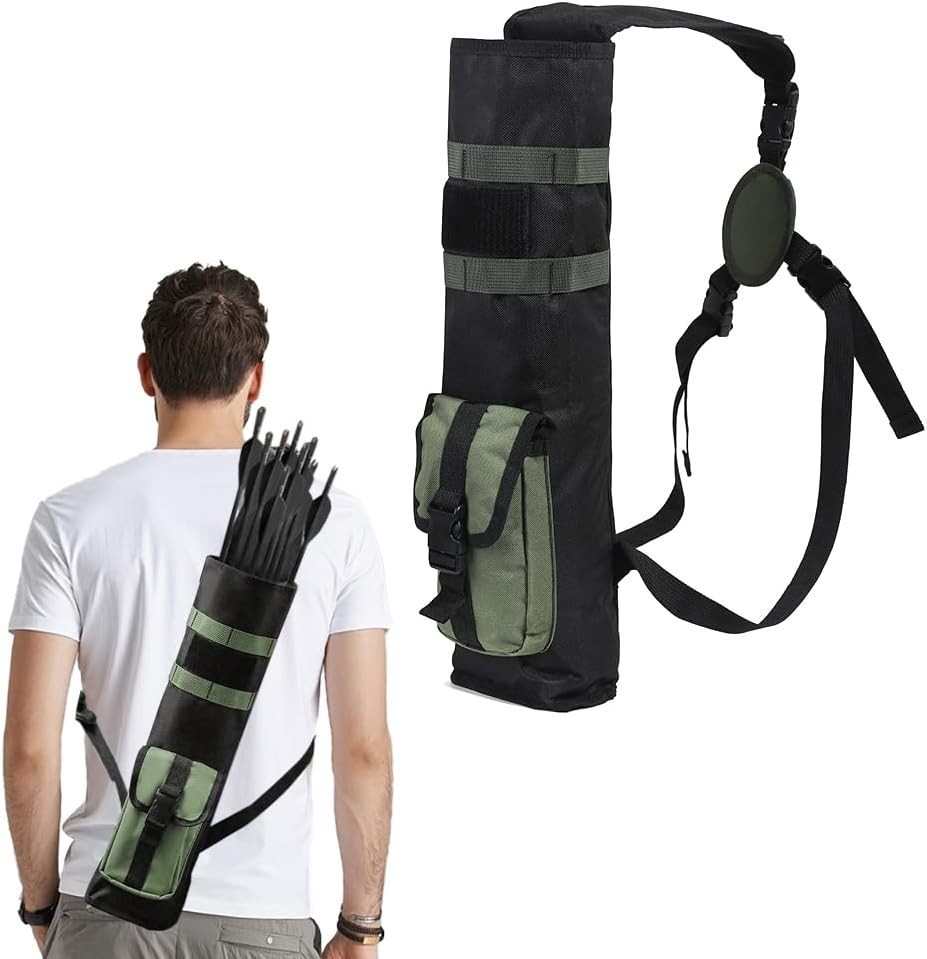 Archery Back Arrow Quiver Arrow Holder,Traditional Back Quiver Bow Hip Arrows