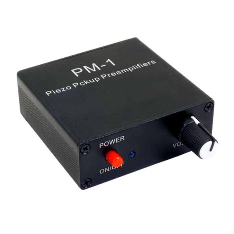 Piezo Pickup Preamplifier Auditory PM-1 Headphone Amplifier Preamp for 6.35mm