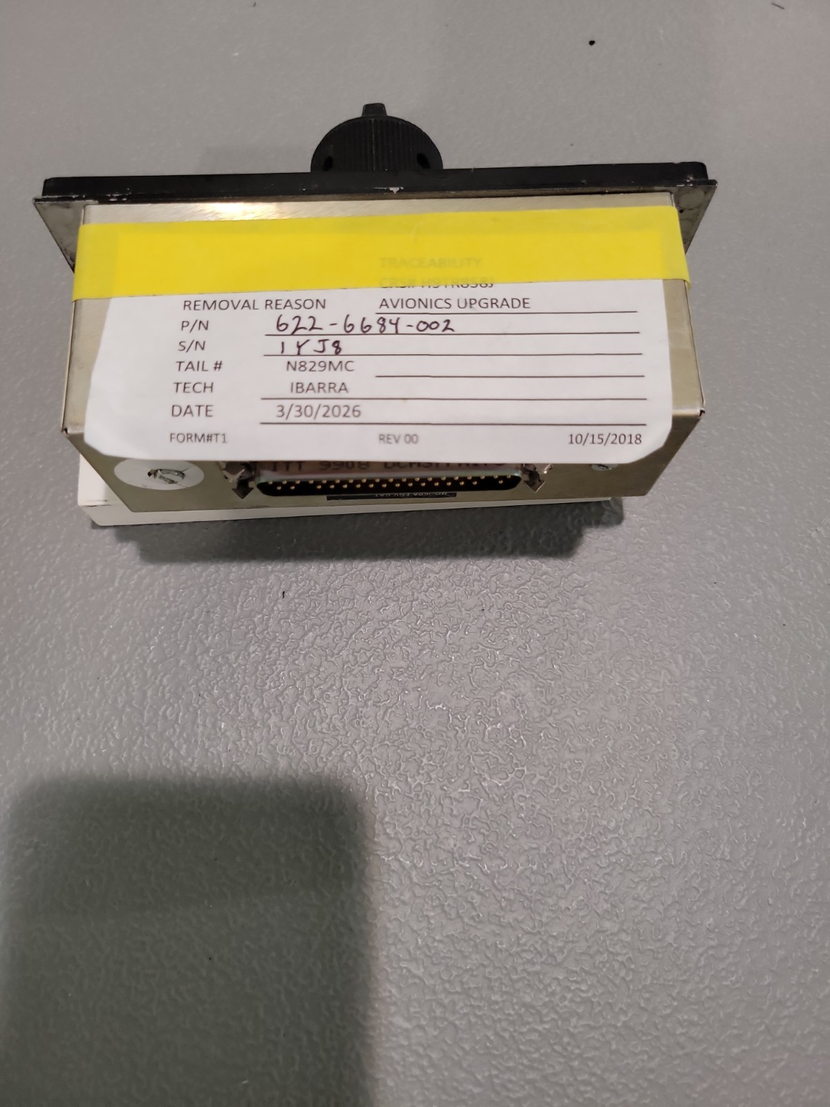 Collins APP-65A, Autopilot Control Panel P/N: 622-6684-002 Removed Working