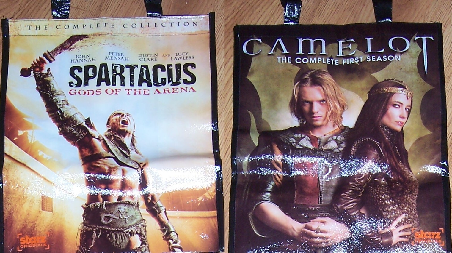 Camelot Spartacus 2011 San Diego Comic-Con SDCC 2 sided fabric tote bag MINT NEW