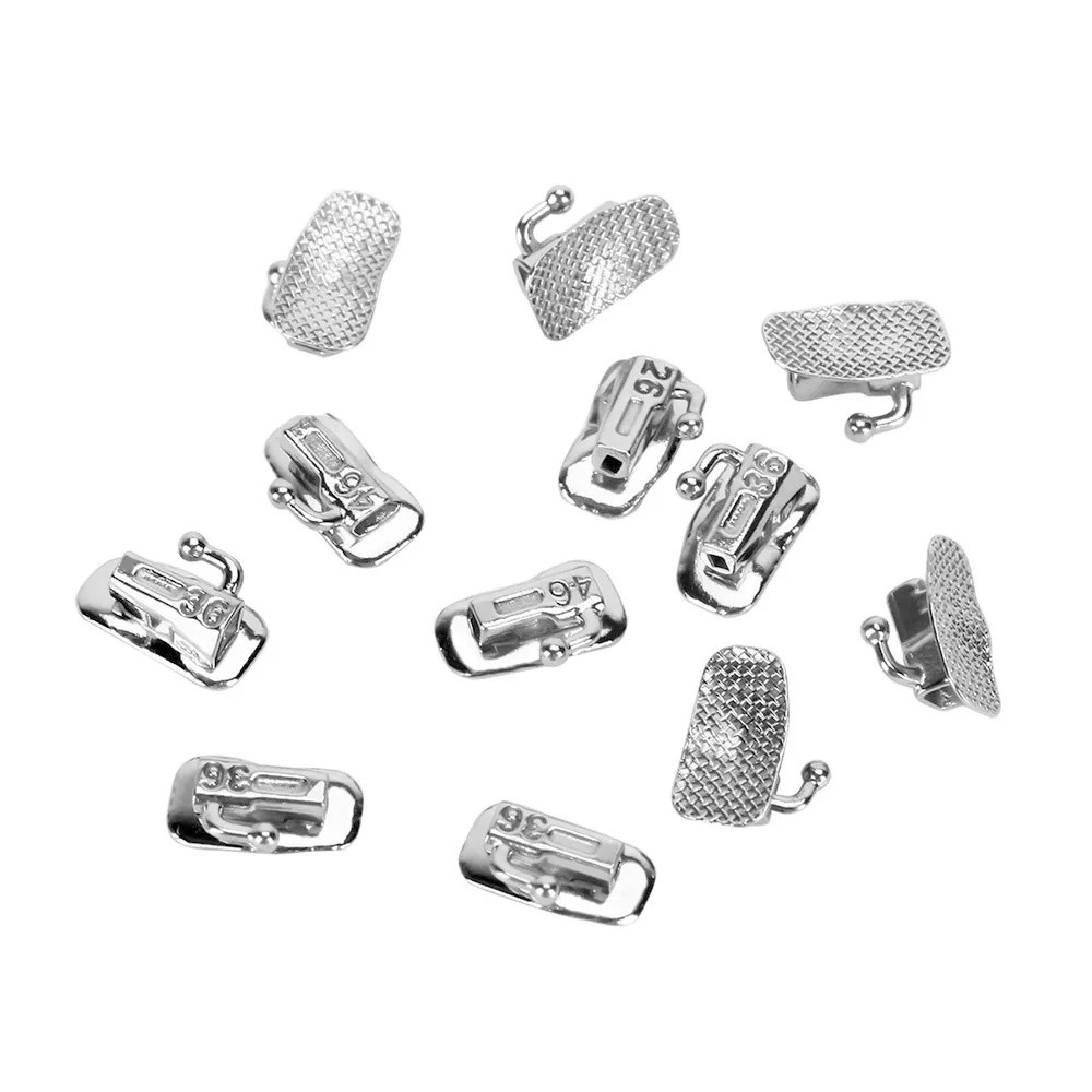 New Dental Orthodontic Buccal Tubes 1st Molar Roth 022 MBT Bondable Mesh