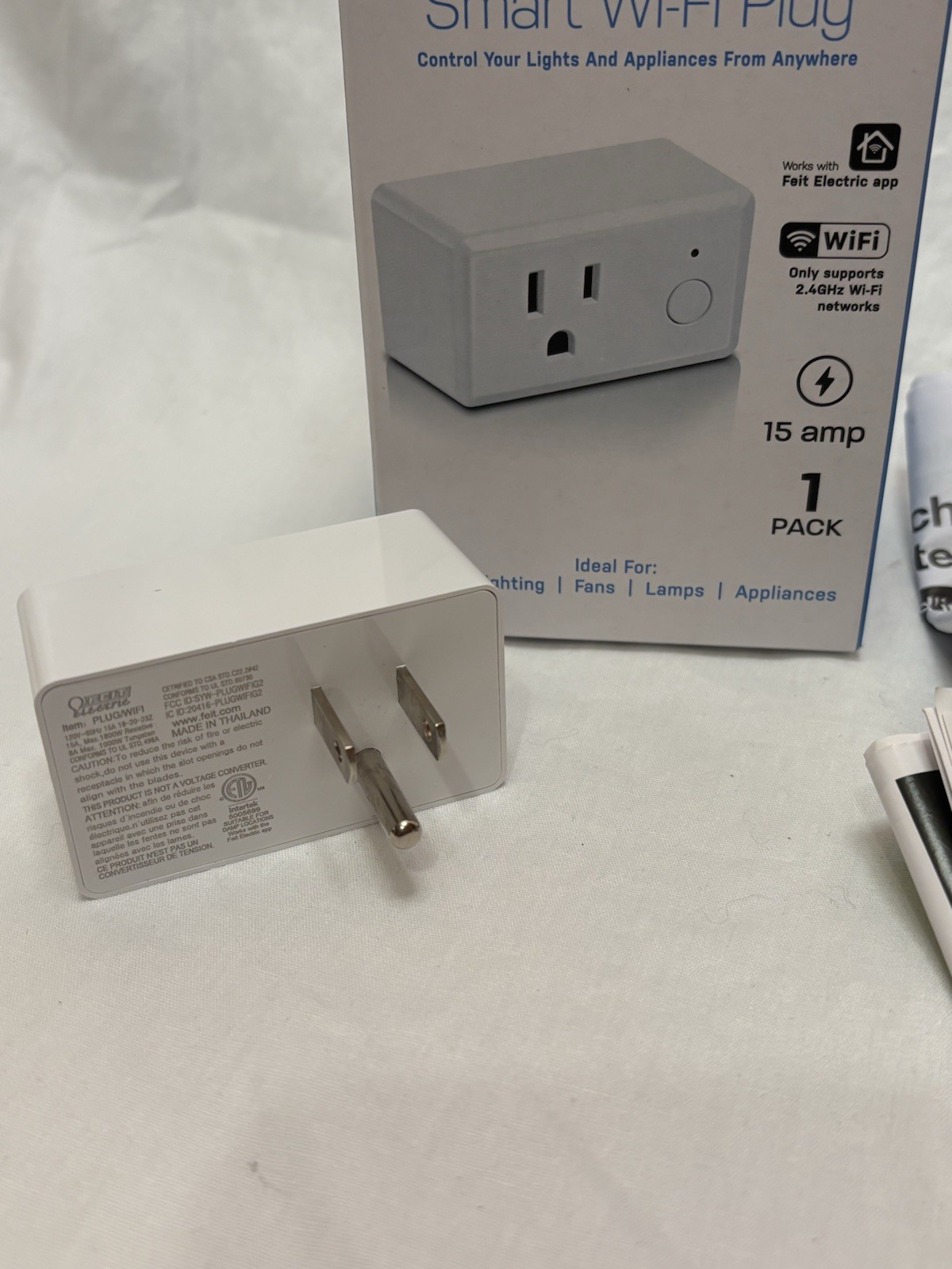 Feit Electric Smart Wi-Fi Plug 15 Amp 1 Pack