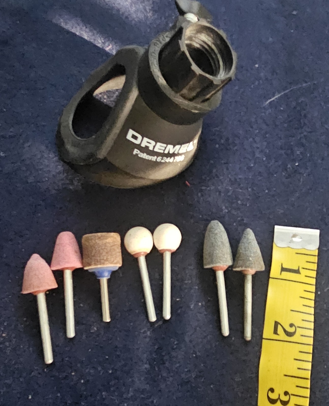 Dremel Grout Attachment & 7 Grinder Accessories