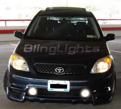 WHITE HALO FOG LAMPS Angel eyes light Kit foglamps for 2003-2008 TOYOTA MATRIX