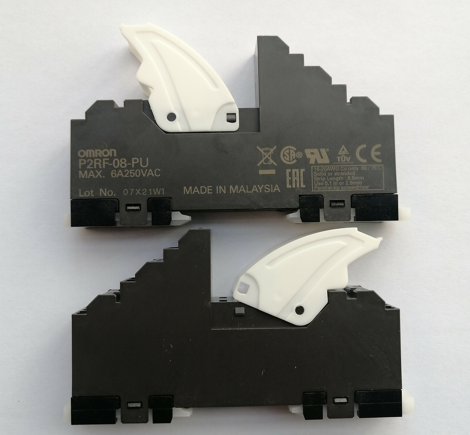 5pcs Omron Relay Base P2RF-08-PU MAX 6A250VAC