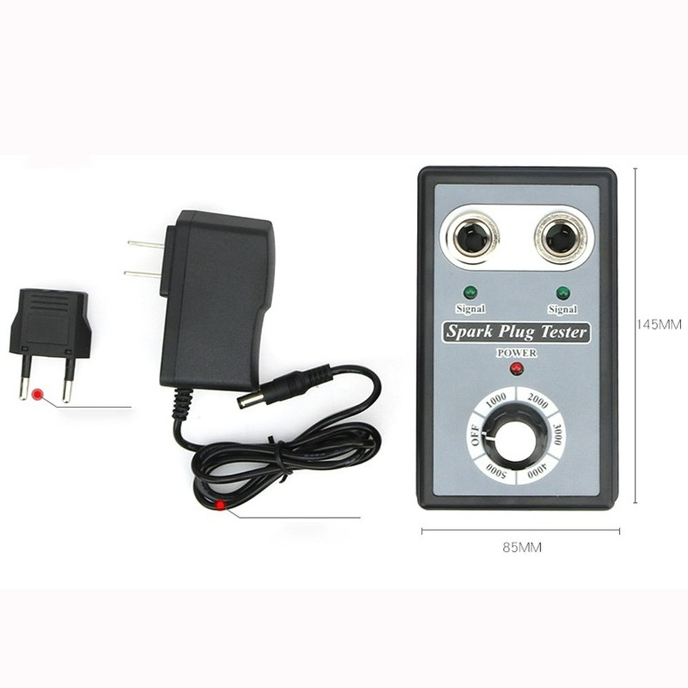 Car Spark Plug Tester Ignition Testers Automotive Diagnostic Tool Double Hole