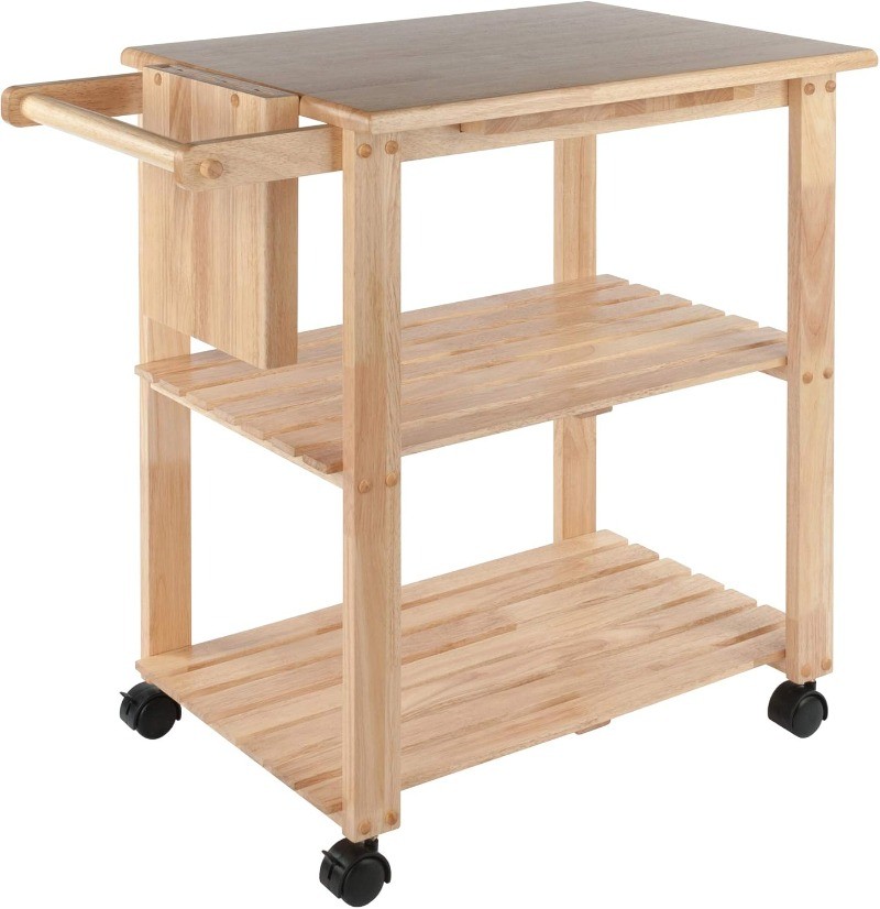 Winsome Mario Kitchen Cart, Rolling Utility & Serving Cart with Wheels