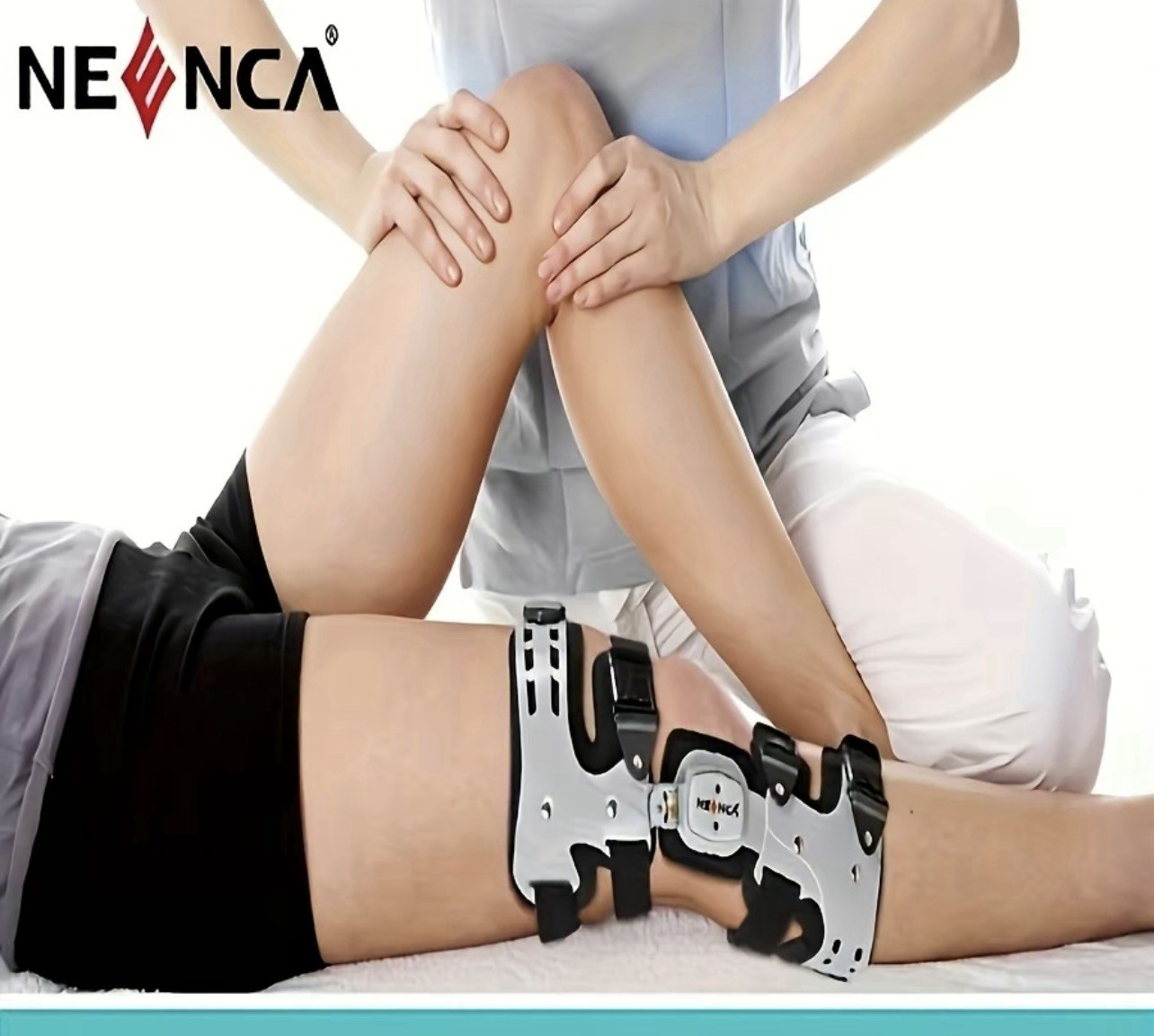 Adjustable Knee Brace For ACL, MCL, PCL Support Breathable ( Left Side)