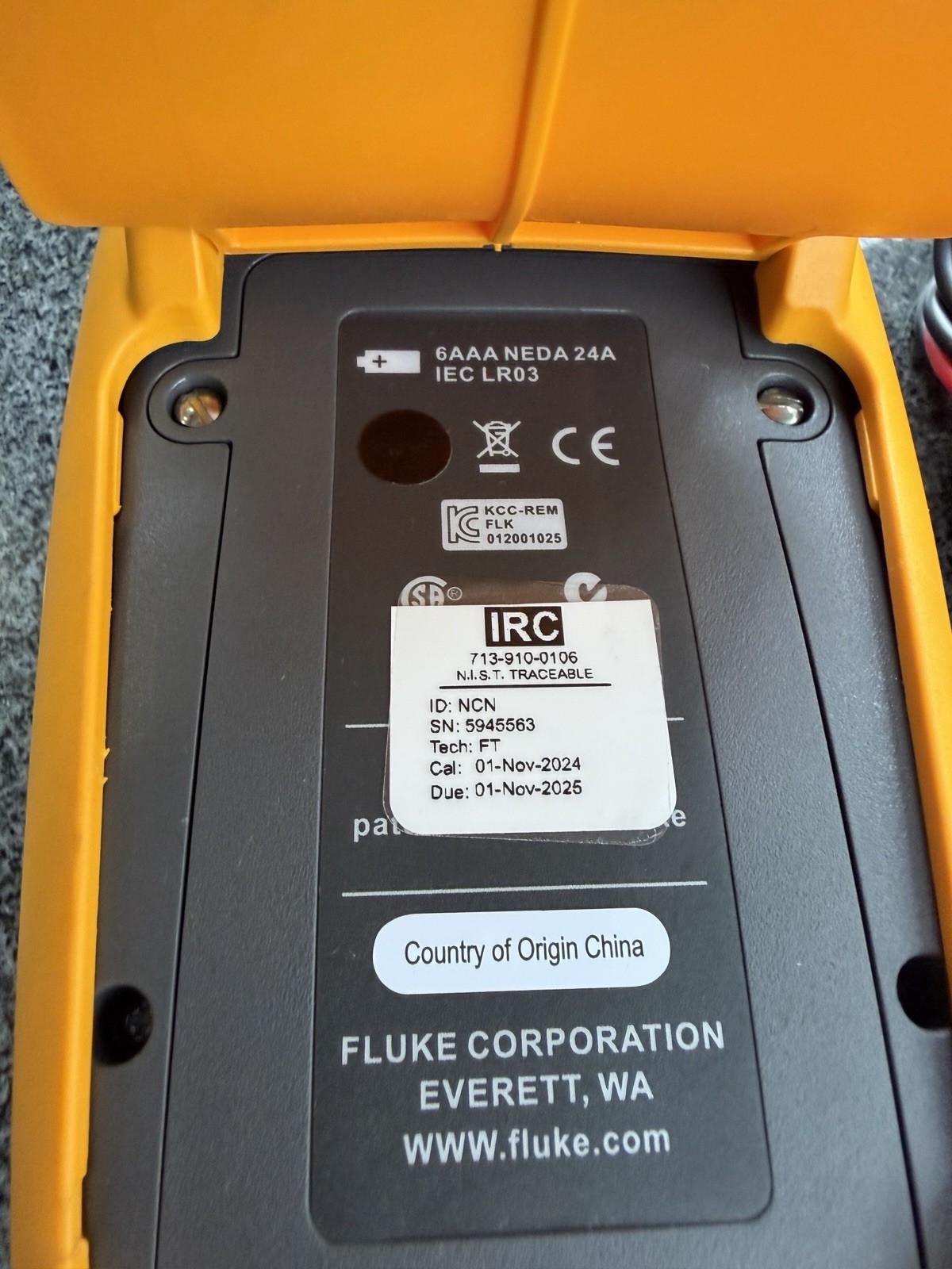 Fluke 709 Precision Loop Calibrator with HART Communications