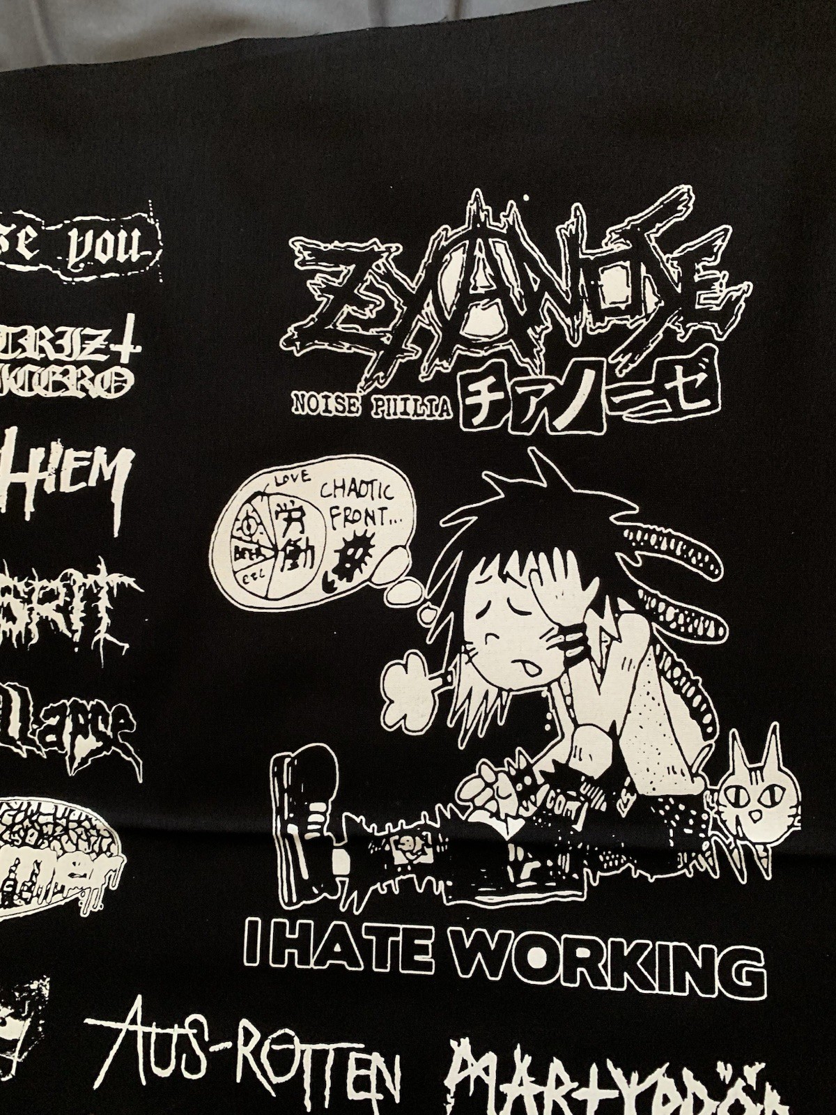 Crust Punk Patches Sheet