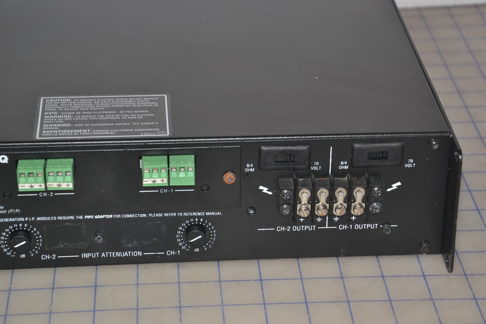 Excellent++++ Crown Com-Tech 210 2-Channel Power Professional Amplifier