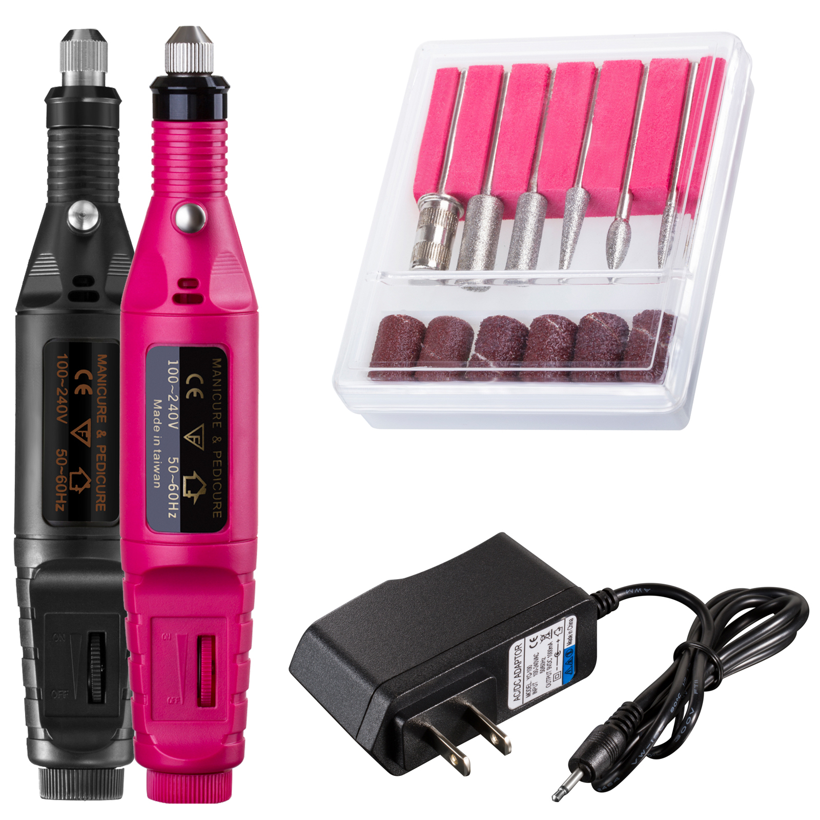 Nail File Art Electric DRILL File Acrylic Manicure Pedicure Portable Machine Kit