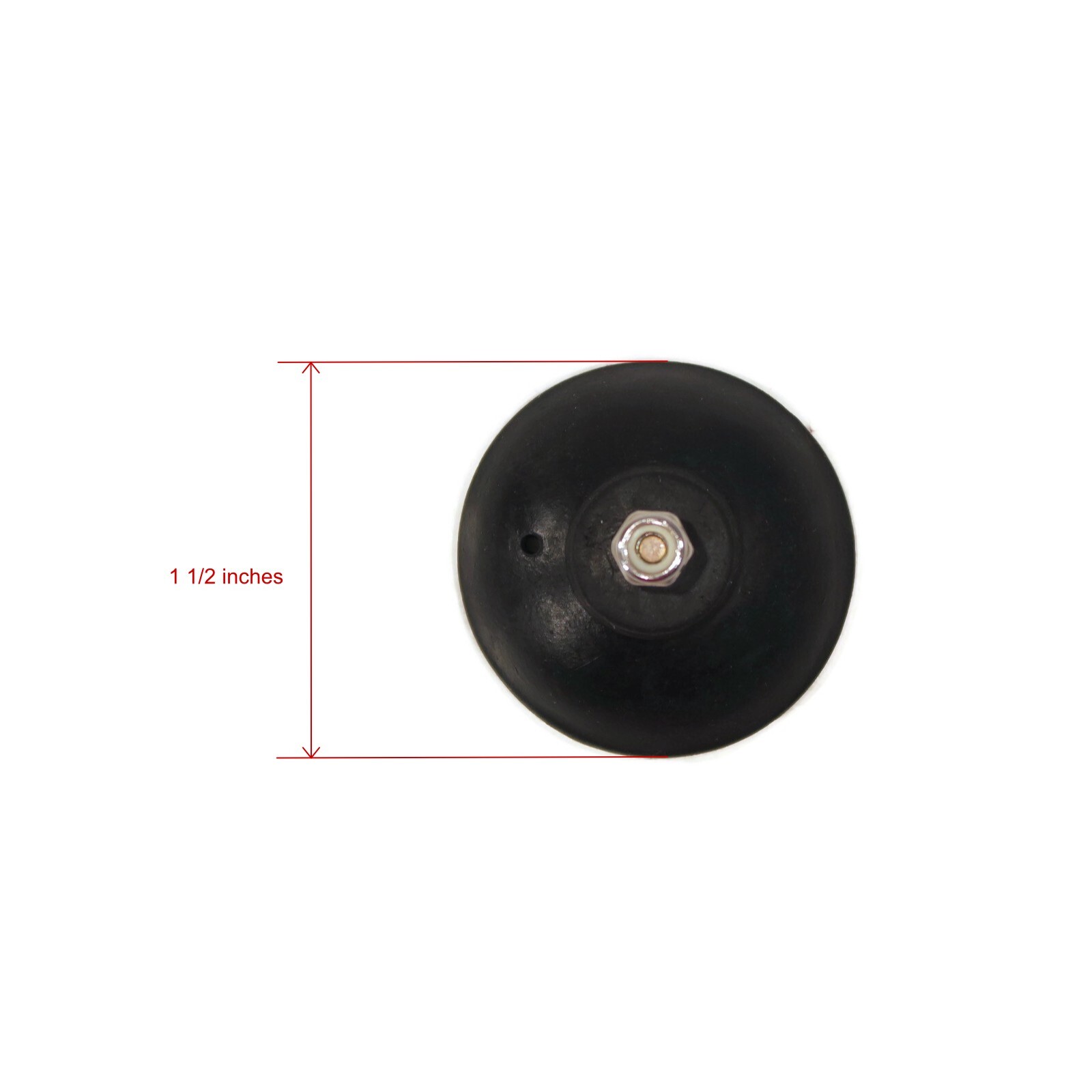 Reacher Rubber Cup Tips with Locknuts for Picking Up Trash & Debris While Mowing
